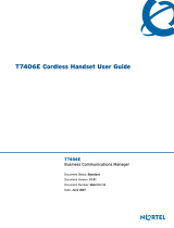Nortel Networks T7406E User manual