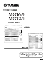 Yamaha MG12/4 User manual