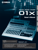 Yamaha 01X User manual