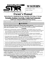 North Star M165938N User manual