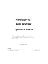 NORTHSTAR 491 Echosounder User manual