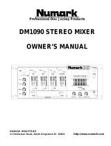 Numark DM1090 User manual