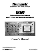 Numark Industries EM360 User manual