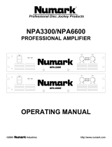 Numark NPA3300/NPA6600 User manual