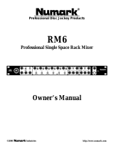 Numark Industries RM6 User manual