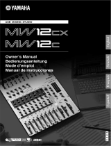 Yamaha MW12CX User manual