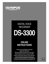 Olympus DS-3300 User manual
