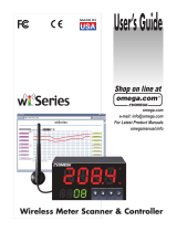 Omega Engineering Wireless Meter Scanner & Controller wi Series User manual