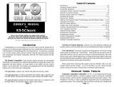 Omega Vehicle Security K9-5Classic User manual