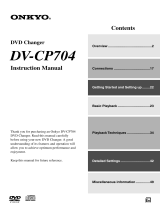 ONKYO CP704 User manual