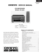 ONKYO CR-305X User manual