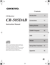 ONKYO CR-505DAB User manual