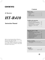 ONKYO HT-R410 User manual