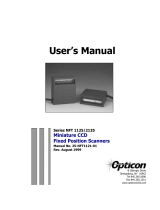 Opticon NFT 2135 User manual