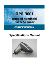 Opticon OPR 3001 User manual
