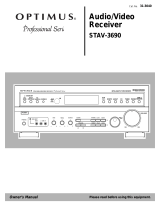 Optimus STAV-3690 User manual
