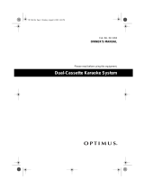 Optimus 32-1162 User manual