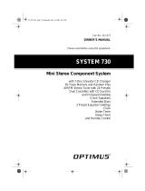 Optimus SYSTEM 730 User manual