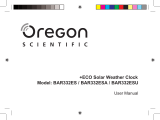 Oregon Scientific BAR332ES User manual