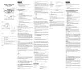 Oregon Scientific RM103A User manual