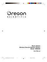Oregon WRS368 User manual