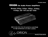 Orion 220GX Owner's manual