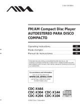 Sony CDC-X204 User manual