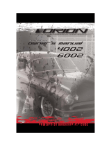 Orion 4002 User manual