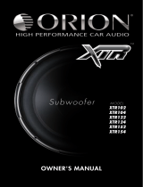 Orion Car Audio XTR104 User manual