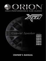 Orion Car Audio XTR462 User manual