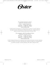 Oster 114279-009 User manual