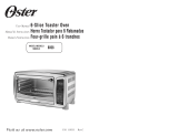 Oster 6-Slice Toaster Oven User manual