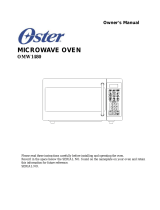 Oster OMW1480 User manual