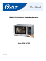 Oster OTM1101VBS User manual