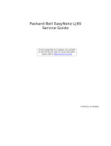 Packard Bell EasyNote LJ65 User manual