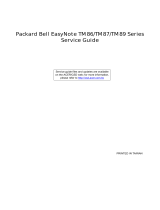 Packard Bell TM86 User manual