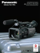 Panasonic AG-DVX102B User manual