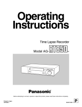 Panasonic AG-RT850P User manual