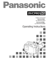 Panasonic AJ-D900WAP User manual