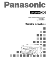 Panasonic AJ-HD150FE User manual