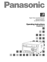 Panasonic AJ-HD3700H User manual