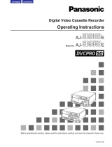 Panasonic AJ-SD955BE User manual