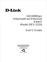 D-Link DES-2218 User manual