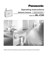 Panasonic BL-C20 User manual