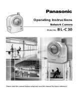 Panasonic BL-C30 User manual