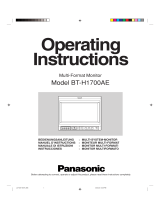 Panasonic BT-H1700AE User manual
