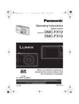 Panasonic DMC-FX12 User manual
