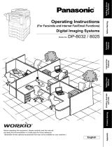 Panasonic DP-8025 User manual