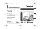 Panasonic DVD-S43 User manual
