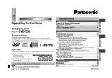 Panasonic DVD-S52 User manual